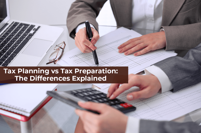 Tax preparation
